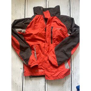 Orange and grey Columbia lined coat